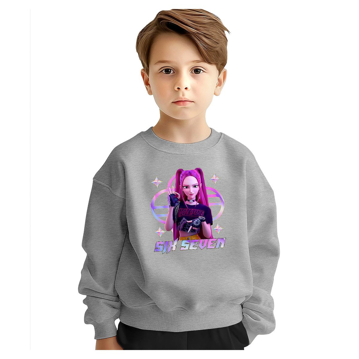 BLUZA DZIECIĘCA 67 SIX SEVEN VIRAL HUNTRIX 104 DLA CHŁOPCA DZIEWCZYNKI