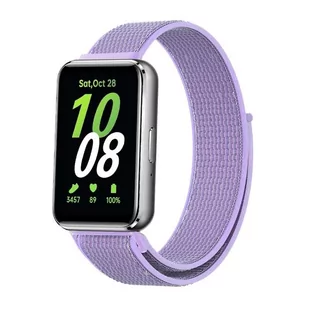 opaska pasek bransoleta NYLON Samsung Galaxy FIT 3 fioletowa - Akcesoria do smartwatchy - miniaturka - grafika 1
