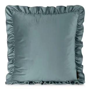 Welwetowa poszewka z falbankami szerokość 45 cm - Poszewki na poduszki - miniaturka - grafika 1