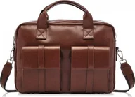 Teczki i aktówki - SKÓRZANA TORBA NA LAPTOP SOLOME JUKON - miniaturka - grafika 1