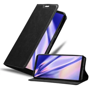 Cadorabo pokrowiec ochronny na Sony Xperia 1 II w kolorze czarnym etui na telefon z magnetycznym zamknięciem - Etui i futerały do telefonów - miniaturka - grafika 1