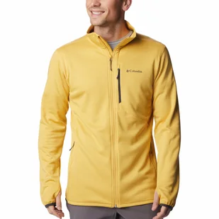Bluza trekkingowa męska Columbia Park View Fleece FZ żółta 1952222 - Odzież trekkingowa damska - miniaturka - grafika 1