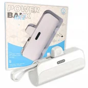Powerbanki - POWERBANK MINI MAŁY PRZENOŚNA ŁADOWARKA MINI USB IPHONE 5000 MAH - miniaturka - grafika 1