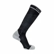 Skarpetki i podkolanówki sportowe - Skarpety Salomon Coolpression Black / Alloy - miniaturka - grafika 1