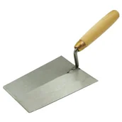 Narzędzia murarskie - Kielnia trapezowa stalowa spawana 180mm. drewno - miniaturka - grafika 1