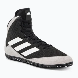 Buty do sportów walki adidas Mat Wizard 5 czarno-białe FZ5381 - Pozostałe akcesoria do sportów walki - miniaturka - grafika 1