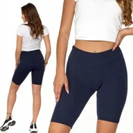 Legginsy - Moraj kolarki gładkie wysoki stan krótkie legginsy szorty S/m - miniaturka - grafika 1