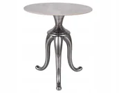 Ławy i stoliki kawowe - ŁAWA SNAKE CZARNY FI48X55 - miniaturka - grafika 1