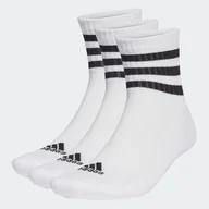 Skarpetki męskie - Skarpety za kostkę ADIDAS 3S C SPW MID 3P HT3456 – Biały - miniaturka - grafika 1