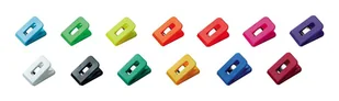 Wedo 126 1199 spinacz Plastik, Stal - Spinacze i klipsy do papieru - miniaturka - grafika 1