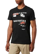Koszulki męskie - G-STAR RAW T-shirt męski Mirror Graphic, Czarny (Dk Black D24701-336-6484), XXL - miniaturka - grafika 1