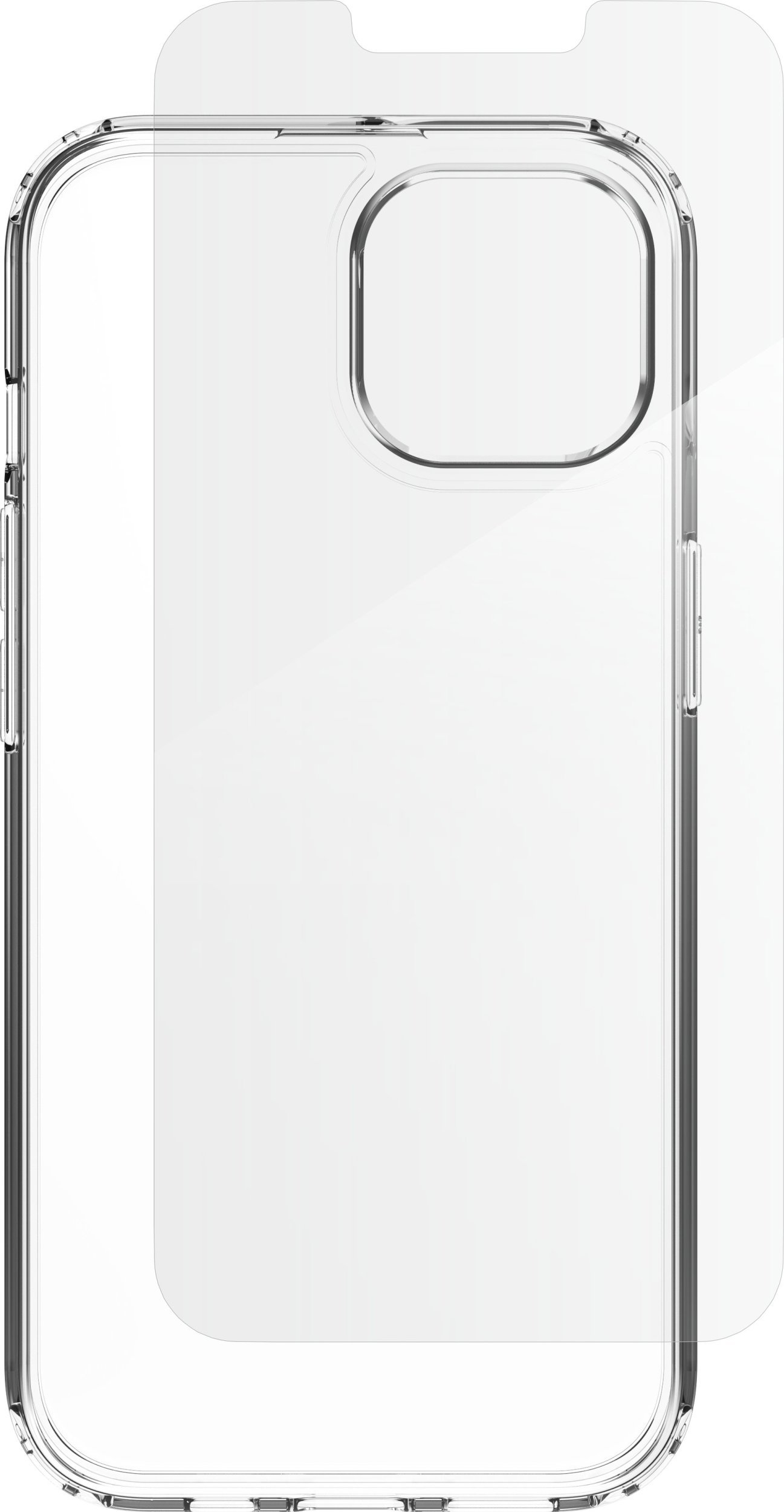 ZAGG IF Defence Bundle - obudowa ochronna oraz szkło ochronne do iPhone 16e 2025 / 15 / 14 / 13 clear