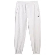 Spodnie sportowe męskie - Spodnie męskie 4F Trousers Cas M1139 Rozmiar: XXL / Kolor: szary - miniaturka - grafika 1
