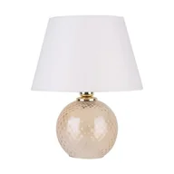 Lampy stojące - Goldi lampa stołowa 1-punktowa złota/biała 5587 - miniaturka - grafika 1