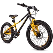 Rowery - Rower dziecięcy SUN BABY Verdant Calix 20 dla chłopca Czarno-złoty - miniaturka - grafika 1