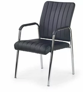 Fotel biurowy, krzesło biurowe fotel Konferencyjny Halmar VIGOR czarny - Fotele i krzesła biurowe - miniaturka - grafika 1
