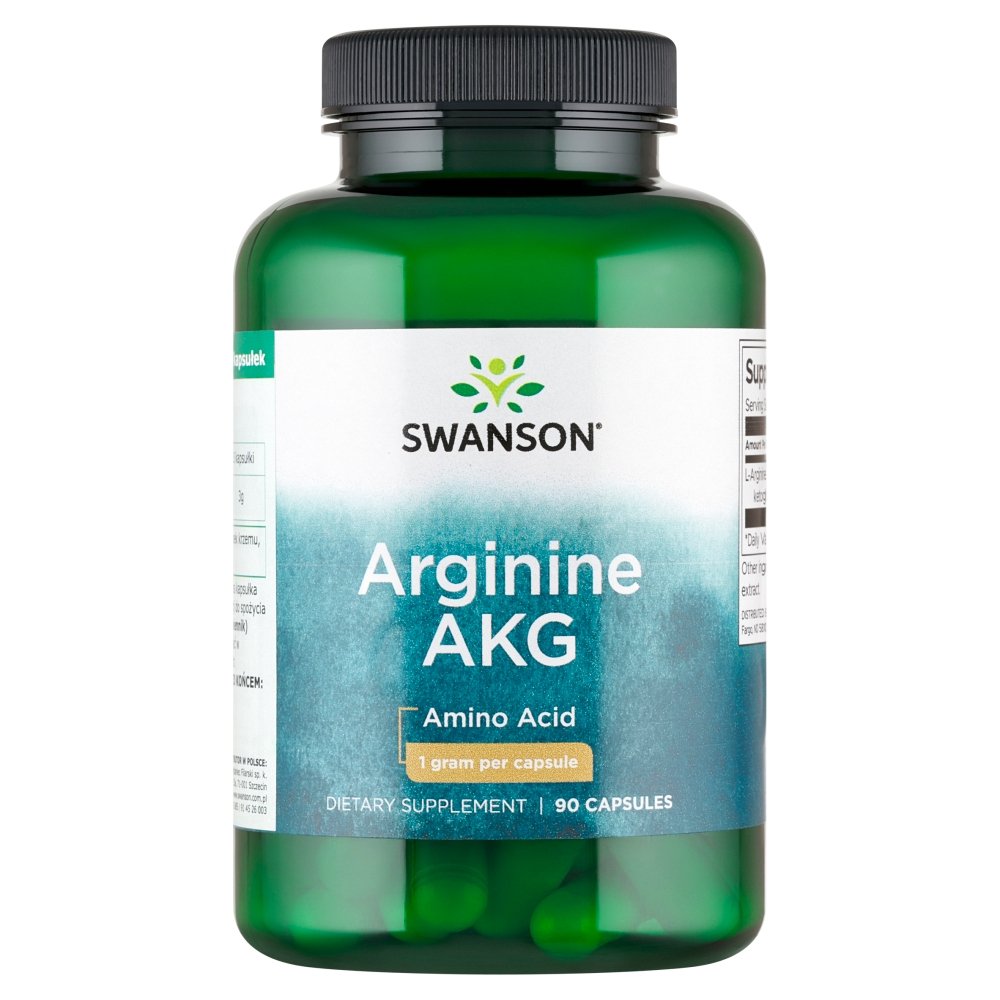 Swanson Arginina AKG, kapsułki, 90 szt.