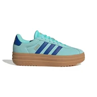 Półbuty damskie - Damskie Buty ADIDAS VL COURT BOLD JS3813 – Turkusowy - miniaturka - grafika 1
