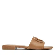 Klapki i japonki damskie - Klapki Guess FLJTAR LEA19 Brązowy - miniaturka - grafika 1