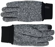 Rękawiczki - TOM TAILOR Męskie Melanżowe rękawiczki 1029379, 19704 - Grey White Mouline, L/XL - miniaturka - grafika 1