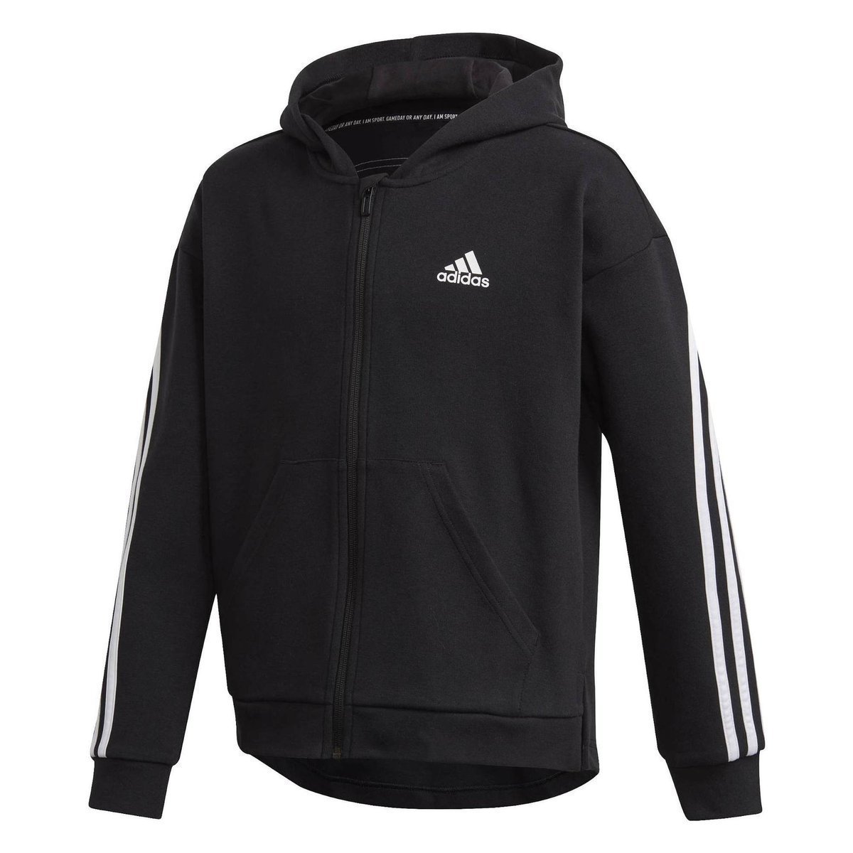 Bluza dziecięca ADIDAS 3-STRIPES FULL-ZIP HOODIE 116