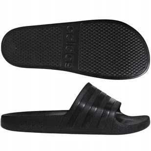 klapki męskie adidas basenowe czarne sportowe lekkie gumowe 43 - Klapki i japonki męskie - miniaturka - grafika 1