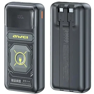 Powerbank AWEI P99K 20000 mAh 22.5W Czarny - Powerbanki - miniaturka - grafika 1