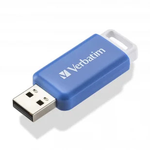 Verbatim USB flash disk, USB 2.0, 64GB, DataBar, niebieski, 49455, do archiwizacji danych - Pendrive - miniaturka - grafika 2