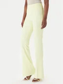 Spodnie damskie - Rinascimento Spodnie materiałowe CFC0127876003 Żółty Slim Fit - miniaturka - grafika 1