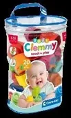 Klocki - Clemmy Soft. Woreczek z 20 klockami - Clementoni - miniaturka - grafika 1
