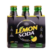 Napoje gazowane - Włoski napój cytrynowy w butelce zgrzewka 6x200 ml - Lemon Soda - miniaturka - grafika 1