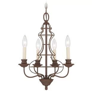 Elstead Lighting Lampa wisząca LAILA kol. ANTYCZNY BRĄZ (QZ/LAILA4A ) - QUOIZEL - - Lampy sufitowe - miniaturka - grafika 2
