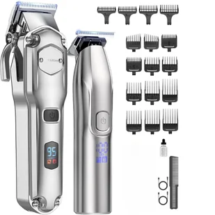 Bezprzewodowa maszynka trymer do strzyżenia włosów i brody wodoodporny - Trymery - miniaturka - grafika 1