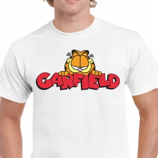 KOSZULKA GARFIELD ŚMIESZNA KOT BAJKA BAWEŁNA BAJKA JAKOŚĆ P036 S - Koszulki męskie - miniaturka - grafika 1