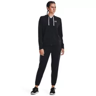 Spodnie sportowe damskie - Damskie spodnie treningowe Under Armour Rival Terry Jogger - czarne - UNDER ARMOUR - miniaturka - grafika 1