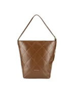 Torebki damskie - Badura Torebka TYLO1001 Brązowy - miniaturka - grafika 1