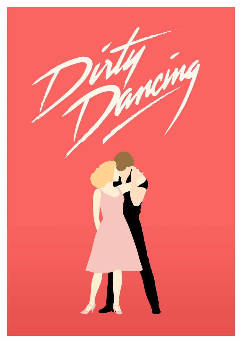 PODKŁADKA POD MYSZ Z Nadrukiem 22x18 cm Dirty Dancing Tekst Prezent