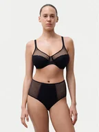 Majtki damskie - Chantelle Figi klasyczne z wysokim stanem Norah Chic C16M80 Czarny - miniaturka - grafika 1