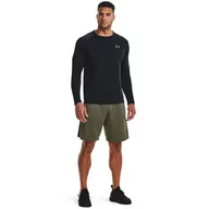Spodnie sportowe męskie - Męskie spodenki treningowe UNDER ARMOUR TECH GRAPHIC SHORT - oliwkowe/khaki - miniaturka - grafika 1