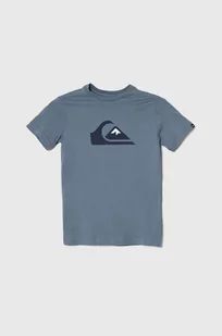 Quiksilver t-shirt bawełniany dziecięcy COMPLOGOYTH kolor niebieski z nadrukiem - Koszulki dla chłopców - miniaturka - grafika 1