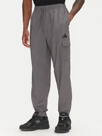 Spodnie sportowe męskie - adidas Spodnie dresowe Essentials Small Logo JD1822 Szary Regular Fit - miniaturka - grafika 1