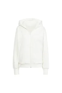 adidas Damska bluza z kapturem dla dorosłych ALL SZN z zamkiem błyskawicznym M złamana biel - Bluzy damskie - miniaturka - grafika 1