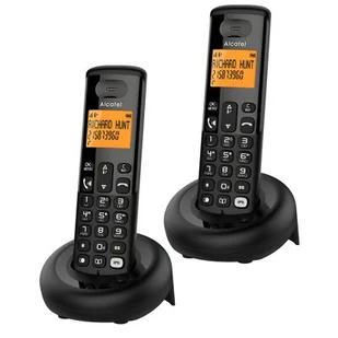 ALCATEL E260 Duo Czarny - Telefony stacjonarne - miniaturka - grafika 1