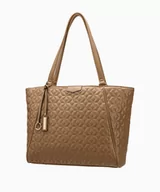 Torebki damskie - PUCCINI Damski duży shopper brązowy - miniaturka - grafika 1