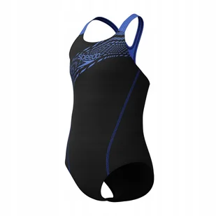 Strój kąpielowy jednoczęściowy na basen dziewczęcy Speedo Medley Logo 164cm - Stroje kąpielowe dla dziewczynek - miniaturka - grafika 1