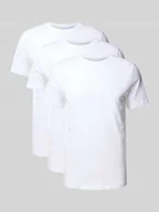Koszulki męskie - T-shirt o kroju regular fit z czystej bawełny w zestawie 3 szt. - miniaturka - grafika 1
