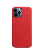 Etui i futerały do telefonów - Etui do iPhone 12 Pro Max Apple Leather Case z MagSafe - czerwone - miniaturka - grafika 1