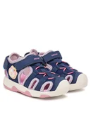 Buty dla dziewczynek - Geox Sandały B Sandal Multy Girl B650DA 01450 C4215 S Granatowy - miniaturka - grafika 1