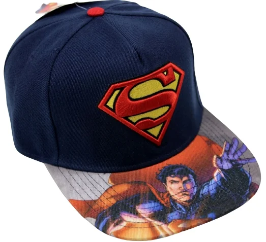 Czapka z prostym daszkiem męska DC Comics Superman 55-60cm Snapback Haft