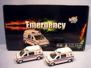 Samochody i pojazdy dla dzieci - Hipo HKG Karetka pogotowia &quot;Emergency&quot;z dźw p12 - miniaturka - grafika 1